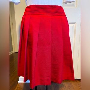 Vibrant Ann Taylor Pleated Skirt